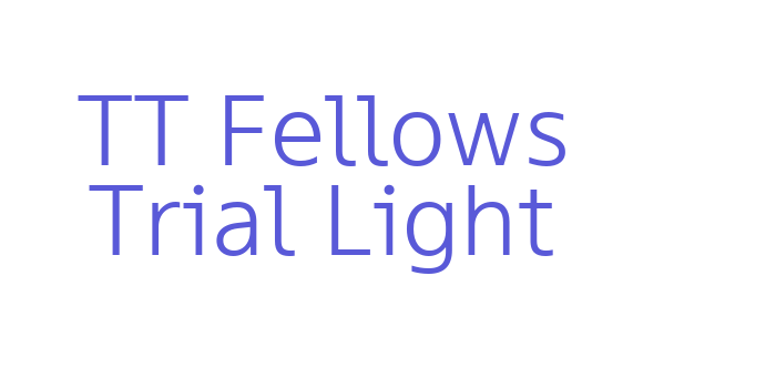 TT Fellows Trial Light Font Download