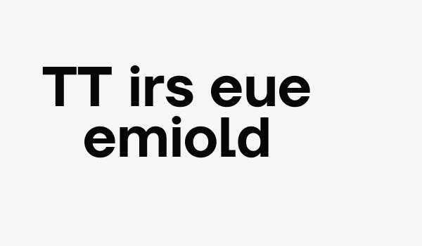 TT Firs Neue DemiBold Font