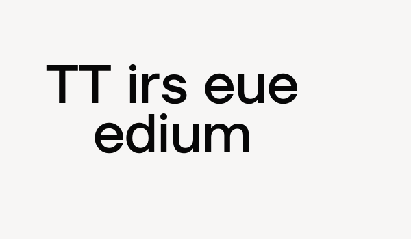 TT Firs Neue Medium Font