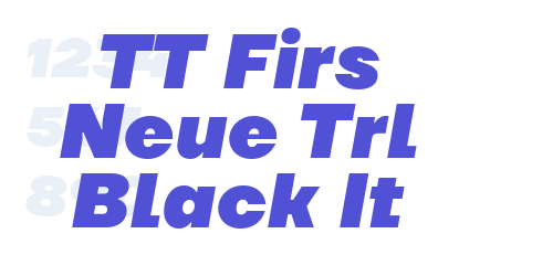 TT Firs Neue Trl Black It-font-download