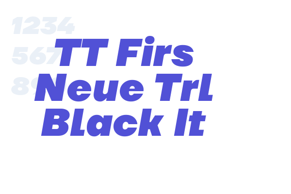 TT Firs Neue Trl Black It
