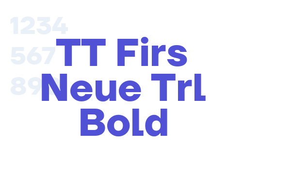 TT Firs Neue Trl Bold