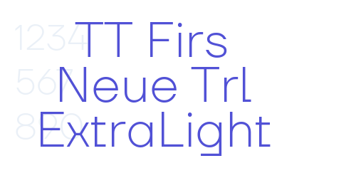 TT Firs Neue Trl ExtraLight-font-download