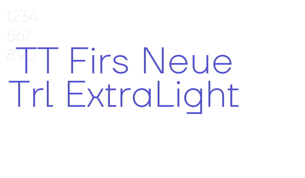 TT Firs Neue Trl ExtraLight-font-download