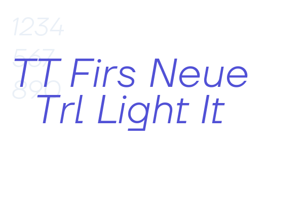 TT Firs Neue Trl Light It