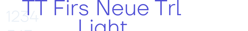 TT Firs Neue Trl Light-font