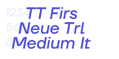 TT Firs Neue Trl Medium It-font-download
