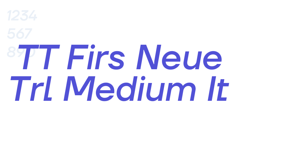 TT Firs Neue Trl Medium It-font-download