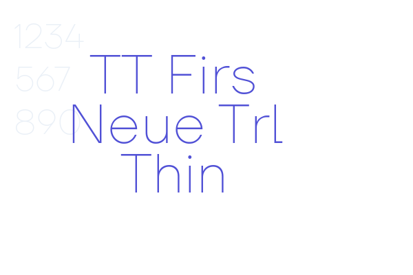 TT Firs Neue Trl Thin
