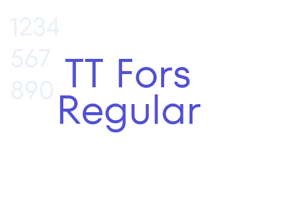 TT Fors Regular