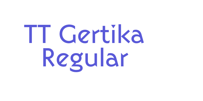 TT Gertika Regular Font Download