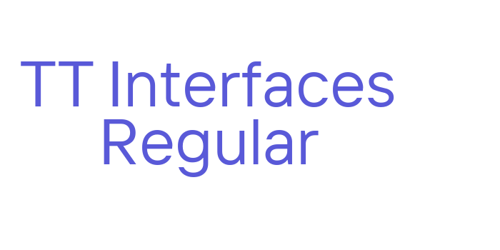 TT Interfaces Regular Font Download