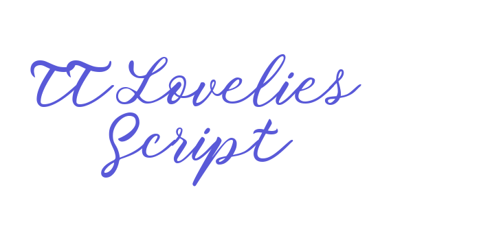 TT Lovelies Script Font Download