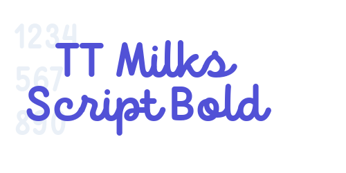 TT Milks Script Bold-font-download