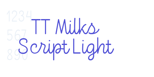 TT Milks Script Light-font-download