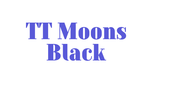 TT Moons Black Font Download