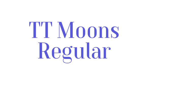 TT Moons Regular Font Download