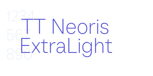 TT Neoris ExtraLight-font-download