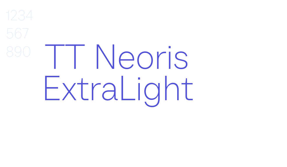 TT Neoris ExtraLight-font-download