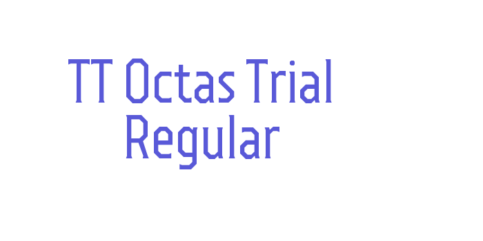 TT Octas Trial Regular Font Download