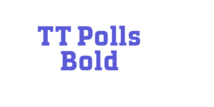 TT Polls Bold Font Download