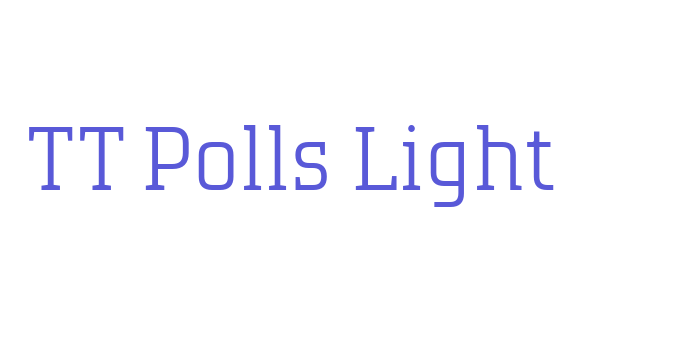 TT Polls Light Font Download