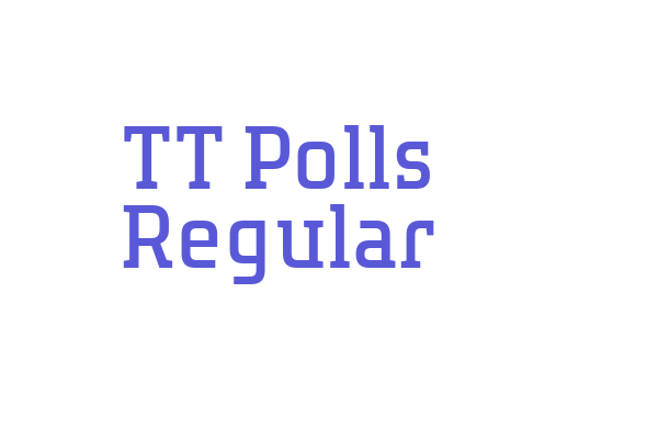 TT Polls Regular Font