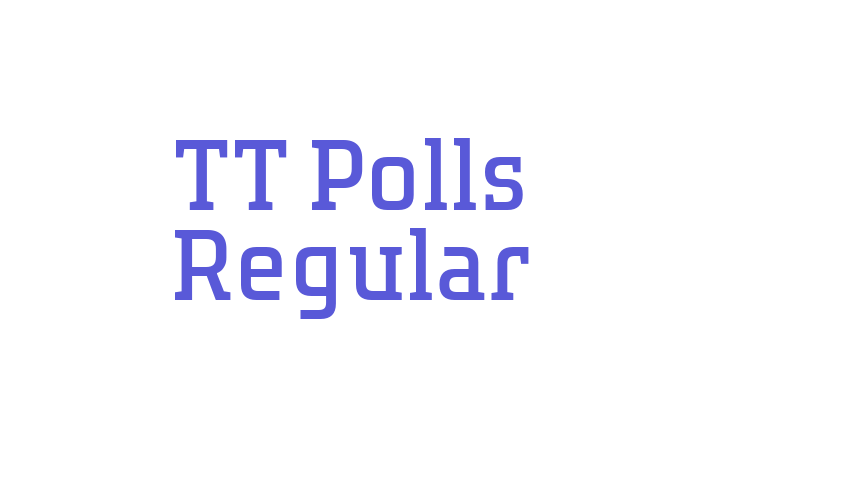 TT Polls Regular Font Download