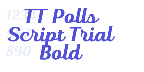 TT Polls Script Trial Bold-font-download