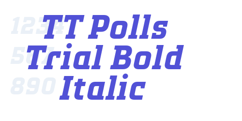 TT Polls Trial Bold Italic-font-download