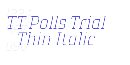 TT Polls Trial Thin Italic-font-download