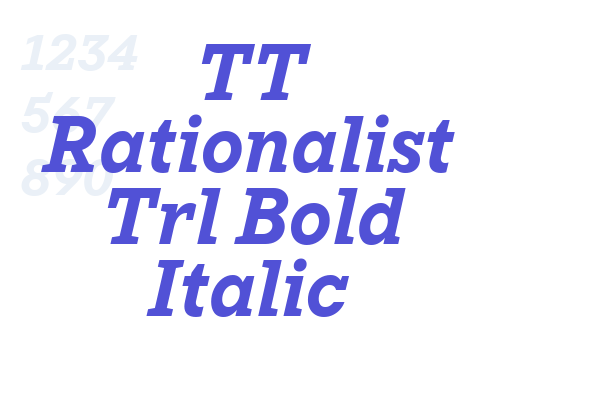 TT Rationalist Trl Bold Italic