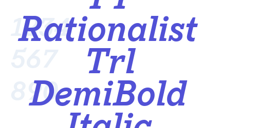 TT Rationalist Trl DemiBold Italic-font-download