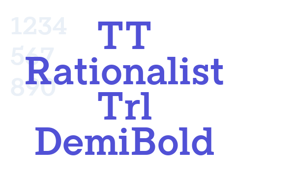TT Rationalist Trl DemiBold