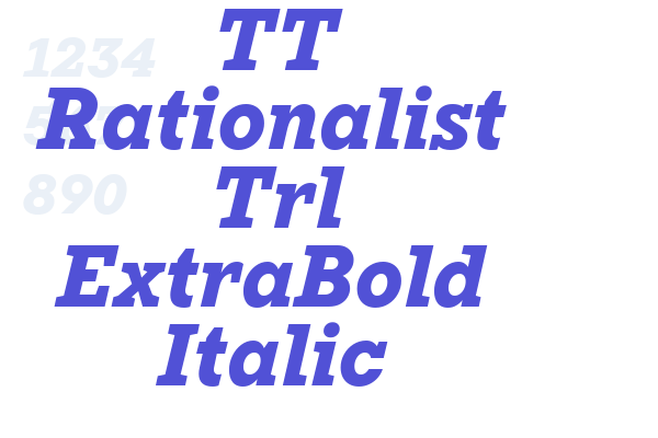 TT Rationalist Trl ExtraBold Italic