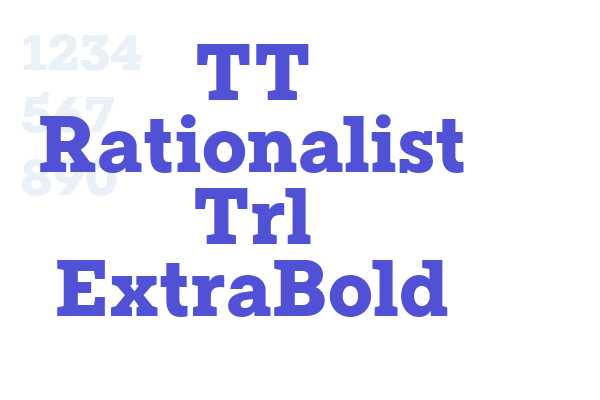 TT Rationalist Trl ExtraBold