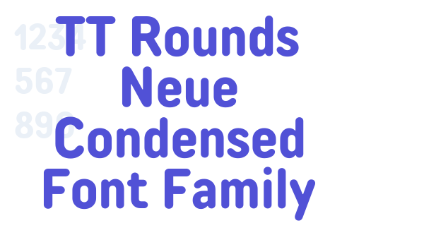 TT Rounds Neue Condensed Font Family font download