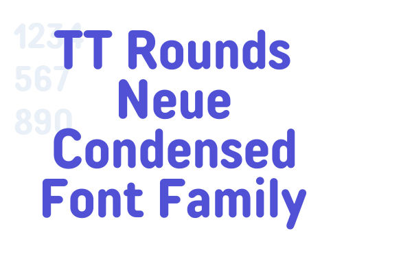 TT Rounds Neue Condensed Font Family