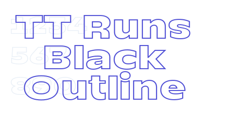TT Runs Black Outline-font-download