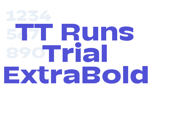 TT Runs Trial ExtraBold