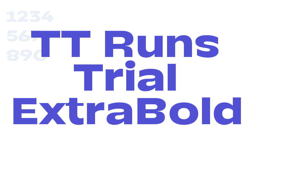 TT Runs Trial ExtraBold-font-download