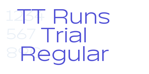 TT Runs Trial Regular-font-download