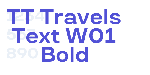 TT Travels Text W01 Bold-font-download