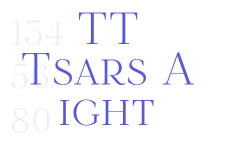 TT Tsars A Light Font