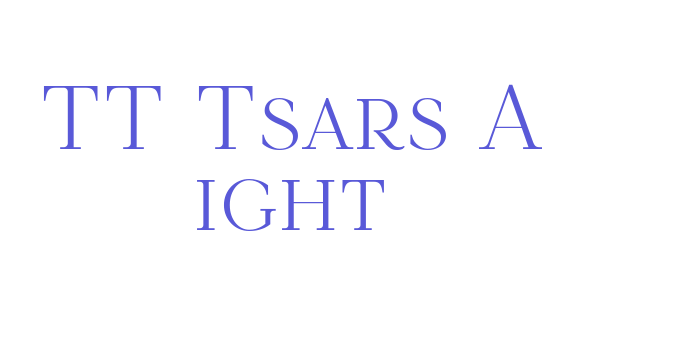 TT Tsars A Light Font Download