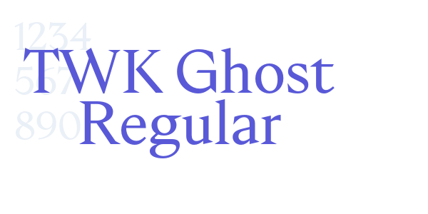 TWK Ghost Regular font free