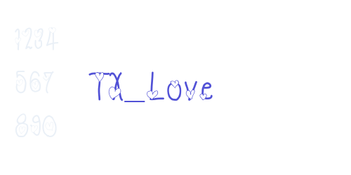 TX_Love-font-download