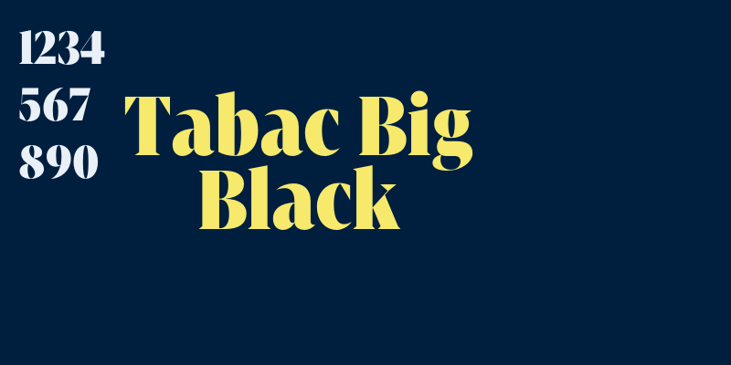 Tabac Big Black