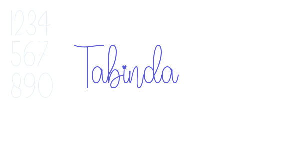 Tabinda font free