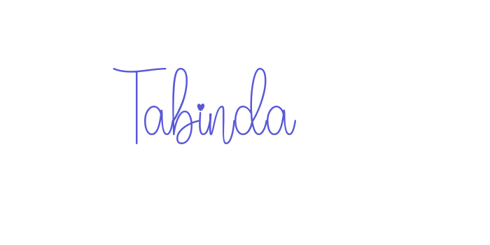 Tabinda Font